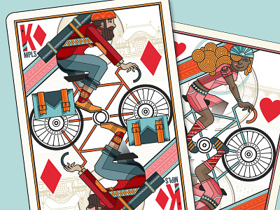 "Bicycle" playing cards bicycle cards illustration vector