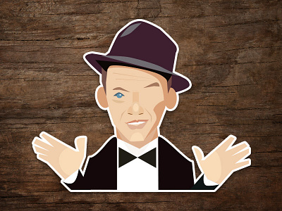 Mr Frank Sinatra character frank sinatra illustration sinatra