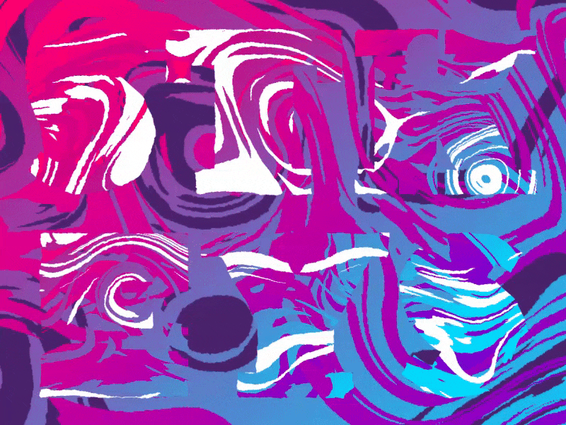 STK EYS animation liquid psychadelic purple trippy