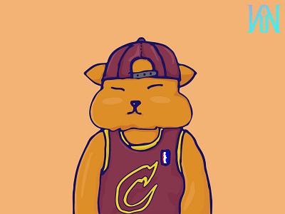 Cat Basketball art basketball cap design digital graphic design illustration nba shirt sport vector