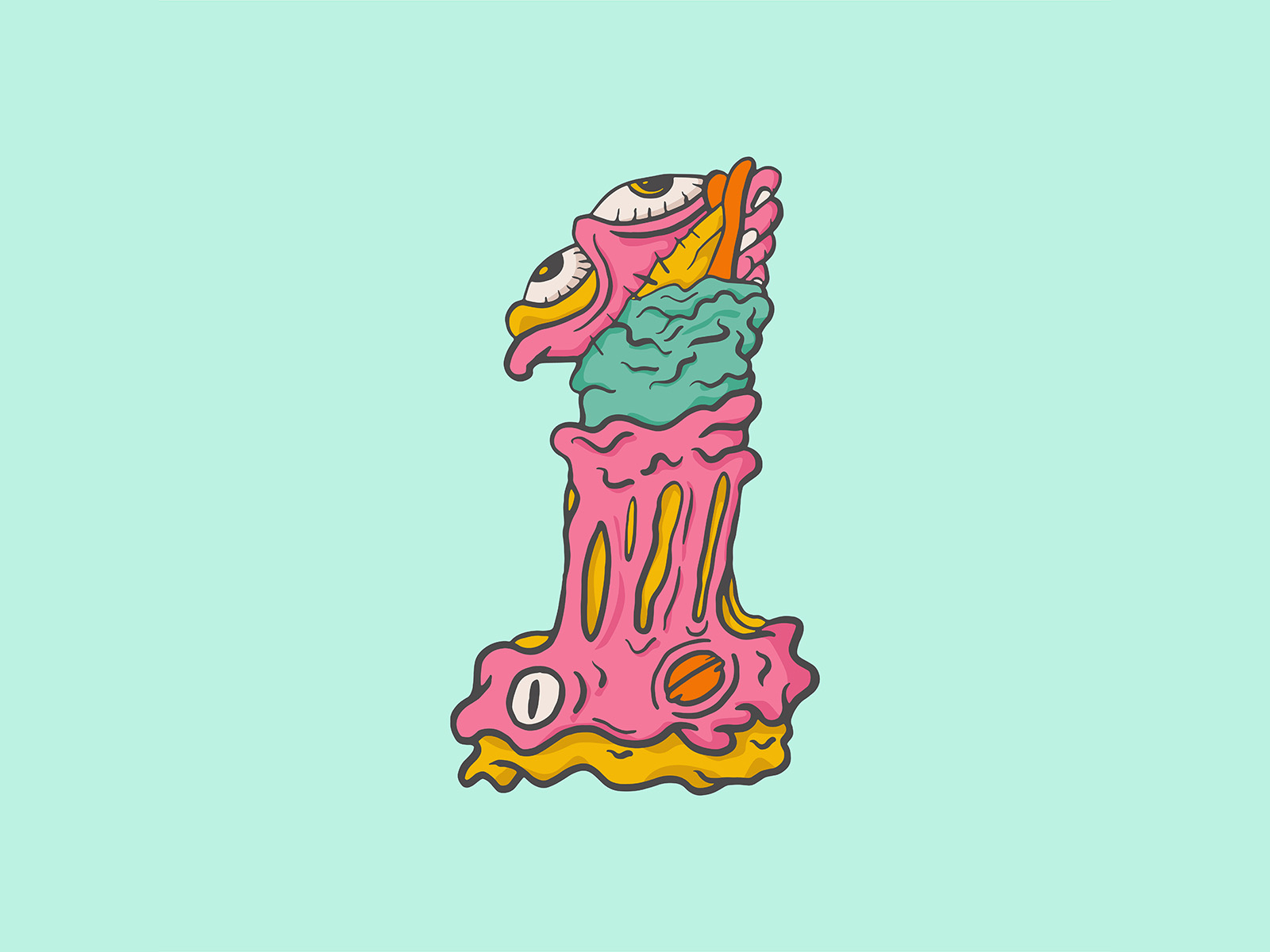 Number One (1) Doodle by REPI PUTRA on Dribbble