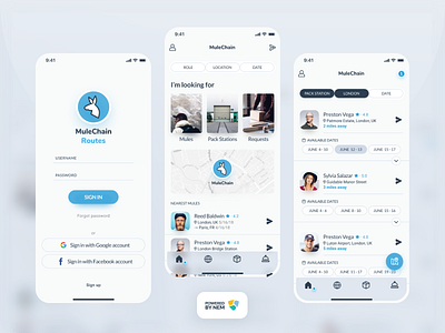 MuleChain iOS App by Yuri Titov on Dribbble