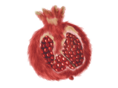 Just Stuff digital painting drawing illustration pomme granate procreate