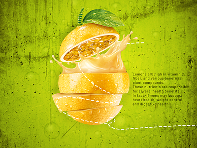 Fruit Juice Design graphic design photoshop