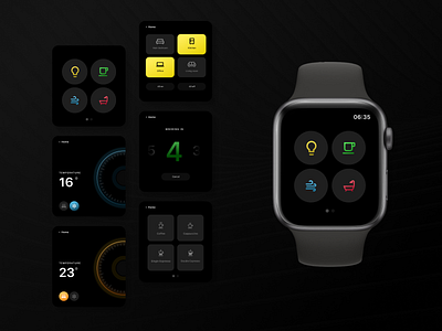 Home Automation Smart Watch by Entelect on Dribbble