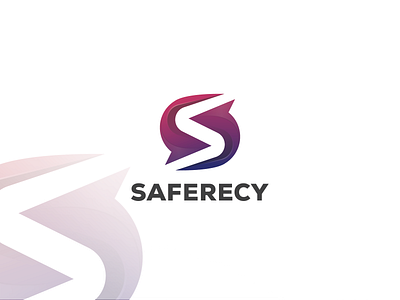 Saferecy | Gradient Logo alpabhet branding design gradient graphic design letter s logo monogram vector