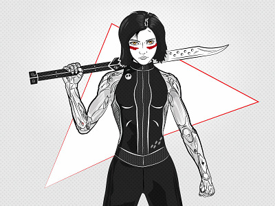 Battle Angel Alita with Switchblade