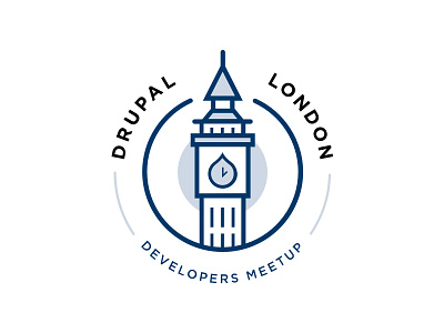 Meetup Identity for London Drupal Developers Meetup event identity
