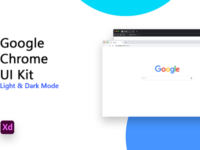 Google Chrome UI Kit - Light & Dark Mode