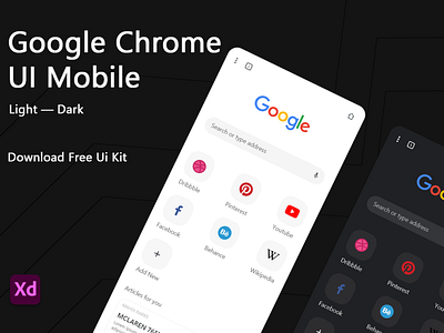 Google Chrome UI Mobile