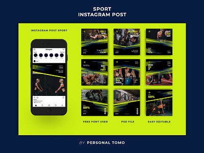 Instagram Post Sport branding design graphic design instagram modern post social media sport