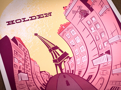 Holden Concert Poster Illustration