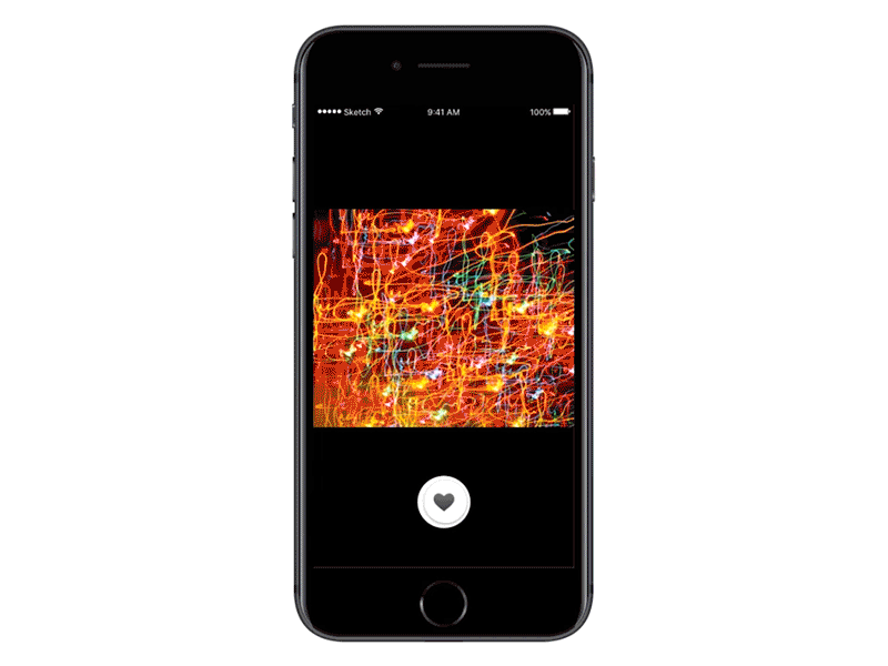 "Heart" a pic animation code design framer gif heart ios js like ux