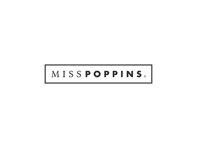MissPoppins Logo branding clothes design fashion fashion brand logo logotipo typography