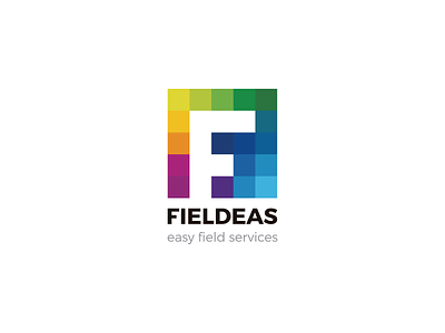 FIELDEAS Logo app branding design icon illustration logo logotipo typography vector