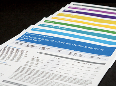 Fact Sheet data visualization design financial logo