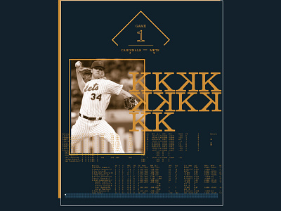 Game 1 baseball data visualization information design mets