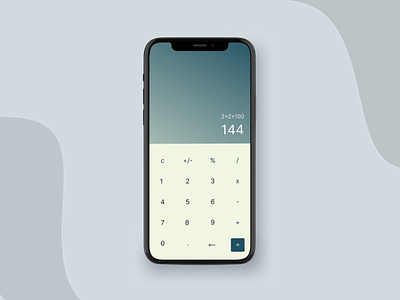 DailyUI 004 - UI Design : Calculator App app application branding calculator dailyui dailyui004 dailyui04 dailyui4 dailyuy004 design graphic design mobile ui uiux ux