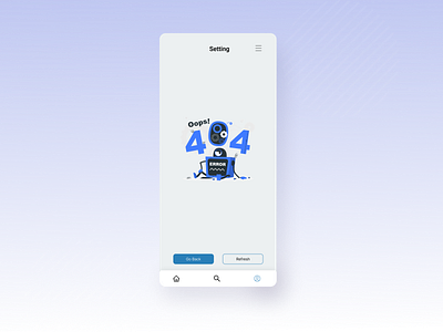 Daily UI 008 - UI Design : 404 Page 404 app application daily ui daily ui 008 dailyui design designing ui ui design uidesign uiux user interface ux ux design