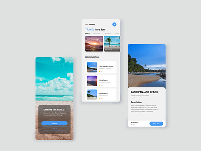 UI Design : Travel APP