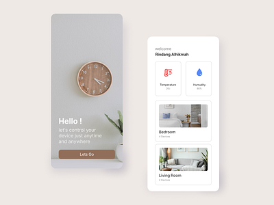 UI Design : Smarthome App app application branding dailyui design designer figma illustration logo smarthome smarthome app ui ui design uiux uiux design user experience user interface ux ux design