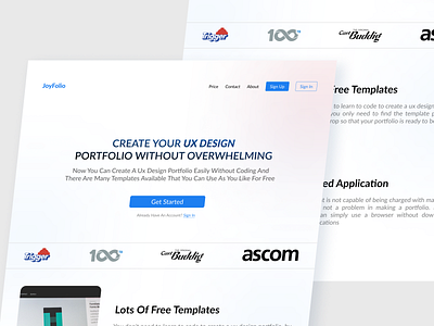 UI Design : Web Builder Landing Page app application dailyui design illustration landing landing page portfolio ui ui design uiux uiux design user experience user interface user interface design ux ux design web website website landing