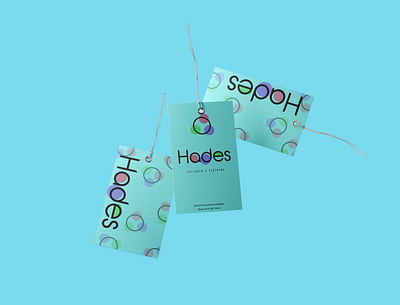 Hades advertising brand brand identity branding card clothing colorful design fashion illustration logo shop tag typography vector