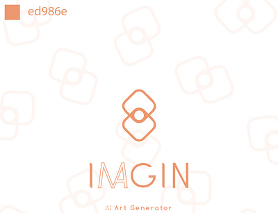Imagin ai art art generator artificial intelligence bot brand branding business company illustration logo typography vector