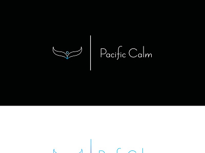 Pacific Calm Spa Logo Design blue brand brand identity branding business illustration logo ocean pacific calm spa trending vector
