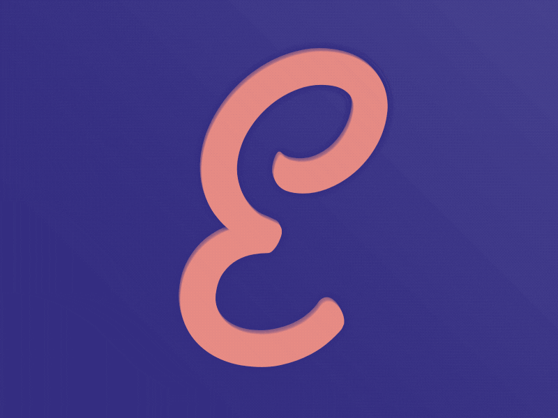#Typehue Week 5: E typography e codepen design challenge letter type typehue