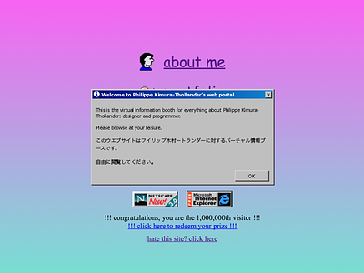 Windows 98 Portfolio