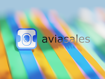 Aviasales 3d branding design graphic design logo typography vector