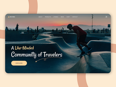 Travel Concept Web Design