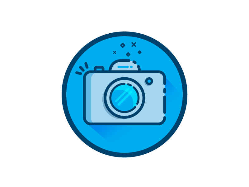 Blue Camera by Elliot Belchatovski on Dribbble