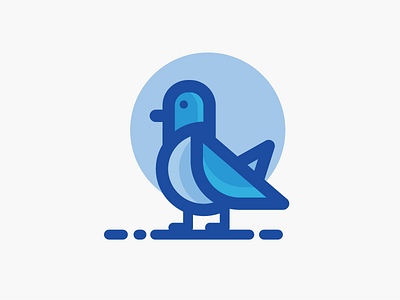 Bird bird icon outline