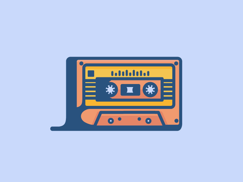 Cassette by Elliot Belchatovski on Dribbble