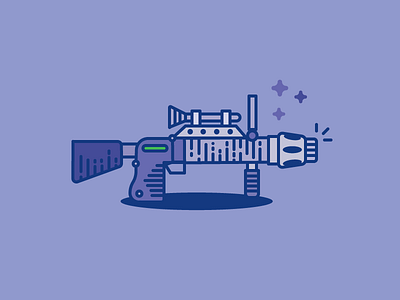 Ray Gun blackformat future gun laser pew raygun