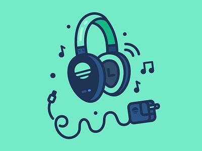 Music Vibes charger earphones headphones music