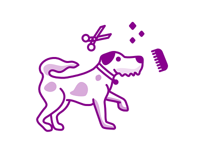 Dog Grooming affinity designer dog groomers grooming ipad pro pet procreate