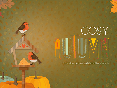 Cosy autumn illustrations