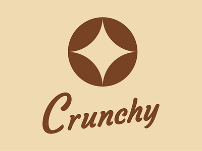 Crunchy baker bakery branding bread crunch crunchy food logo tasty
