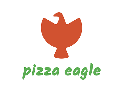 Pizza Eagle branding eagle family food logo meat pizza pizzeria restaurant vegan vege vegetable vegetables