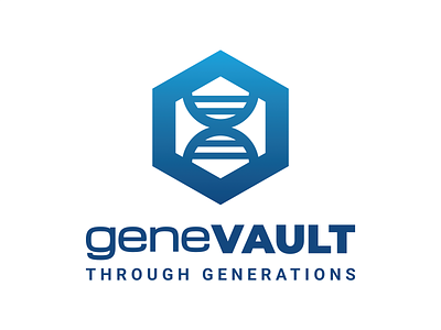 Gene Vault bank branding cryogenic cryogenics gene generation generations genes heredity logo semen sperm sperm bank