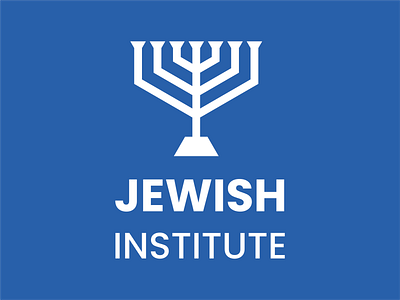 Jewish Institute branding culture history israel israeli jew jews judaism logo menorah star of david
