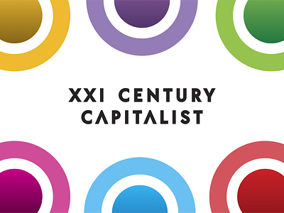XXI Century Capitalist 1 author branding capitalism capitalist economics economist economy logo writer