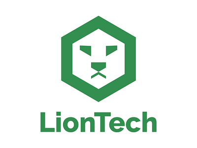 LionTech b2b branding business company computer computers cybersecusrity internet it lion logo network security tech technology