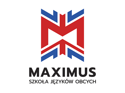 Maximus Language School branding course courses education english language language school languages logo