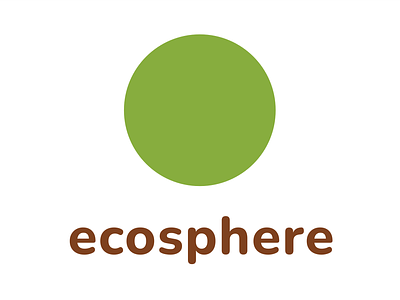 Ecosphere branding conservation earth eco ecology enviroment enviromental green logo natural nature protection water
