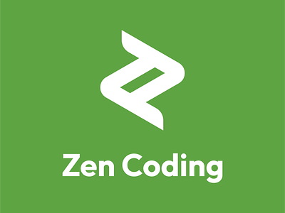 Zen Coding app application applications apps branding business code coding company dev developer developers devs logo programmer programmers programming zen