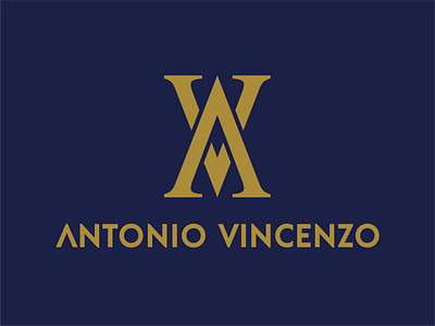 Antonio Vincenzo branding business clothes clothing company italian italy logo luxurious luxury man manc menswear suit suits